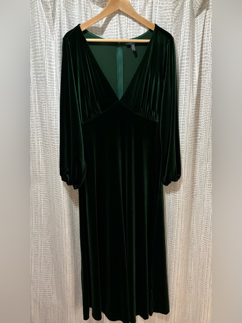 ModCloth dark green maxi dress